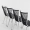 Scoubidou Chairs attributed to André Monpoix, France, 1960s, Set of 4 6