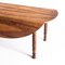 Large Vintage Flap Table in Waxed Cherrywood, France, 1960s 11