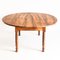 Large Vintage Flap Table in Waxed Cherrywood, France, 1960s 5
