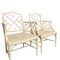 Chaises Chippendale en Faux Bambo, Chine, 20ème Siècle, Set de 2 2