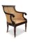 19th Century Regency Hardwood Bergere Library Armchair with Scrolled Arms, 1800s, Image 1