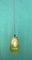 Kleine Beige Lampe aus Kristallglas, 1960er 9