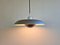 Matte Silver Colored Ra-40 Pendant Lamp by Piet Hein for Lyfa, Denmark, 1960s 6