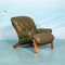 Mid-Century Green Leather Lounge Chair by Rybo Rykken Norway for Rybo Rykken & Co, 1960s 8