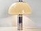 Space Age Mushroom Table Lampe in Steel and Plastic, 1970s 6