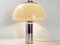 Space Age Mushroom Tischlampe aus Stahl & Kunststoff, 1970er 6