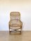 Wicker & Bamboo Armchairs, 1970s, Set of 2 6