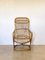 Wicker & Bamboo Armchairs, 1970s, Set of 2, Image 6