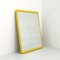 Yellow Frame Mirror from Metalplastica, 1970s 4