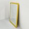 Yellow Frame Mirror from Metalplastica, 1970s 2