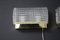 Rectangular Wall Lights Sconces in Textured Murano Glass, 2000, Set of 2, Image 6