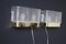 Rechteckige Wandlampen Wandlampen aus Strukturiertem Muranoglas, 2000, 2er Set 3