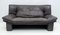 Postmodern Sofa in Italian Leather by Nicoletti Salotti, 1980s, Set of 2 2