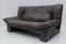 Postmodern Sofa in Italian Leather by Nicoletti Salotti, 1980s, Set of 2 8