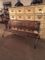 Mid-Century French Industrial Metal and Wood Folding Bench 1