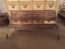 Mid-Century French Industrial Metal and Wood Folding Bench 2