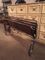 Mid-Century French Industrial Metal and Wood Folding Bench 4