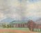 Albert Jakob Welti, Paysage campagnard, 1944, Huile sur Carton, Encadrée 2