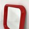 Red Frame Mirror from Carrara & Matta, 1970s, Image 4