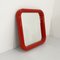 Miroir avec Cadre Rouge de Carrara & Matta, 1970s 2