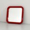 Espejo con marco rojo de Carrara & Matta, años 70, Imagen 1