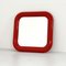 Red Delfo Mirror by Sergio Mazza for Artemide, 1960s, Image 1