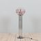 Italian Hand Blown Murano Glass & Chrome Floor Lamp in the style of Toni Zuccheri, 1970s 1