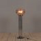 Lámpara de pie italiana de cristal de Murano soplado a mano y cromo al estilo de Toni Zuccheri, años 70, Imagen 14