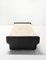 Leather & Travertine Coffee Table from de Sede, 1970s 12