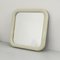Specchio con cornice bianca di Carrara & Matta, anni '70, Immagine 1