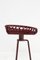 Italian Red Rope High Stools by Marzio Cecchi, 1970s, Set of 2, Image 5