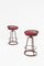 Italian Red Rope High Stools by Marzio Cecchi, 1970s, Set of 2 1