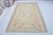 Modern Handmade Neutral Oushak Rug 1