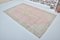 Distressed Overdyed Hand Woven Area Rug, Turkey 1