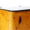 Czechoslovakian Two Bedside Tables in Wood and Glass, 1940s, Set of 2, Image 3