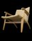 Ch25 Armchair in Oak and Papercord by Hans J. Wegner for Carl Hansen & Søn, Image 6