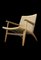 Ch25 Armchair in Oak and Papercord by Hans J. Wegner for Carl Hansen & Søn, Image 3