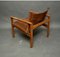 Vintage Safari Lounge Chair in Brazilian Rosewood by Michel Arnoult, 1960s 3