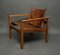 Vintage Safari Lounge Chair in Brazilian Rosewood by Michel Arnoult, 1960s 2