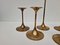 Danish Brass Candleholder by Torben Ørskov, 1960s, Set of 5 2