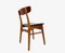 Danish Black Vinyl Dining Chairs in Teak and Beech from Farstrup Møbler, 1960s, Set of 6 7