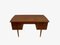 Danish Curved Teak Writing Desk with Recessed Handles, 1960s 7