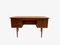 Danish Curved Teak Writing Desk with Recessed Handles, 1960s 1