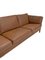Danish Three-Seater Sofa in Tan Brown Leather, 1960s 15