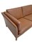 Danish Three-Seater Sofa in Tan Brown Leather, 1960s 14