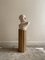 Busto masculino neoclásico vintage de yeso, años 60, Imagen 2