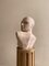 Busto masculino neoclásico vintage de yeso, años 60, Imagen 3
