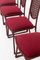 Red Rope Chairs by Marzio Cecchi for Hotel Garda Lake, 1970s, Set of 6 2