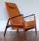Swedish Seal Leather Easy Chair by Ib Kofod-Larsen for OPE, 1960s 2