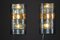 Mid-Century Blue, Grey and Gold Murano Glass Sconces, 2000, Set of 2, Image 8